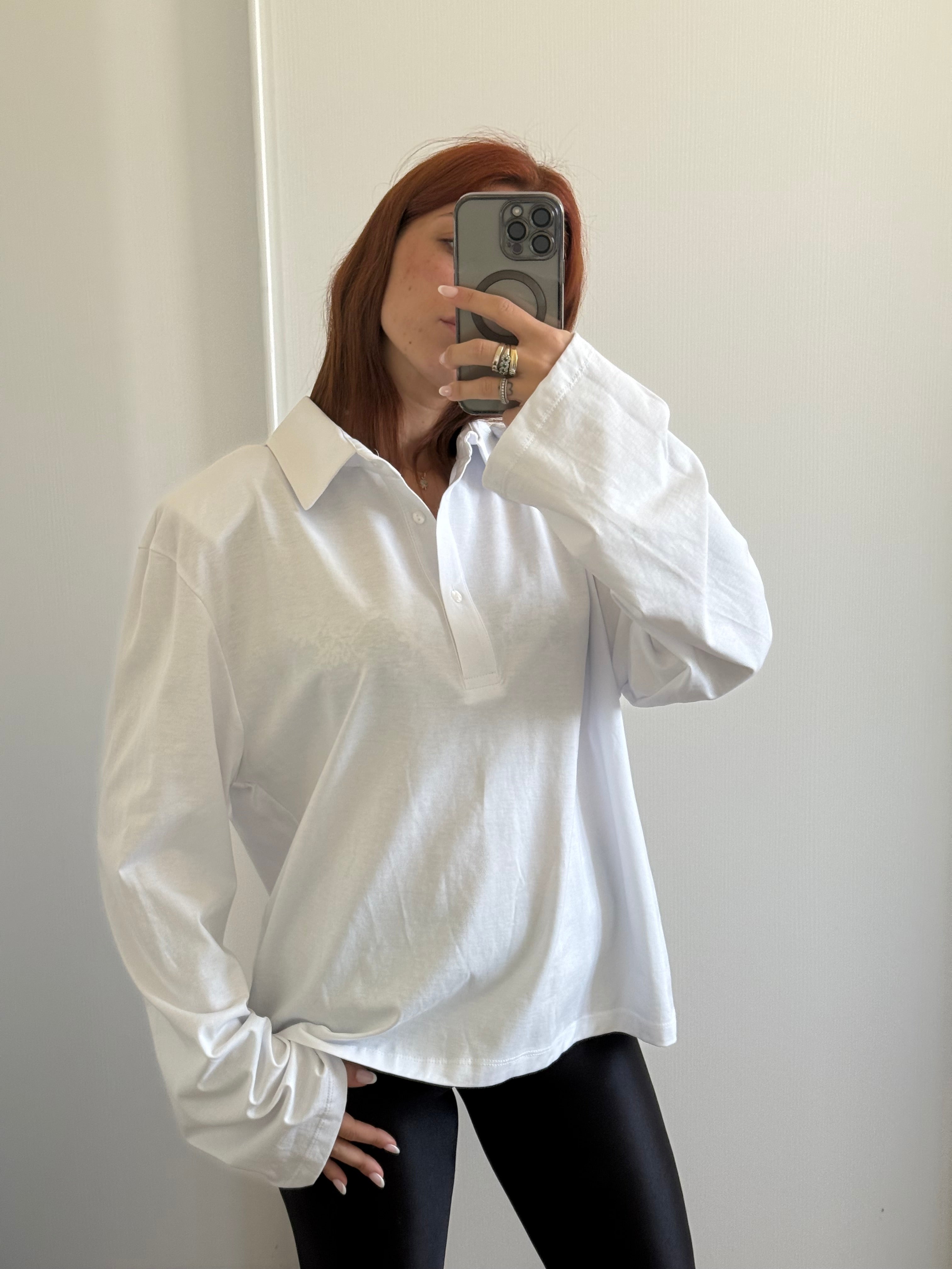 T-shirt Polo con spalline