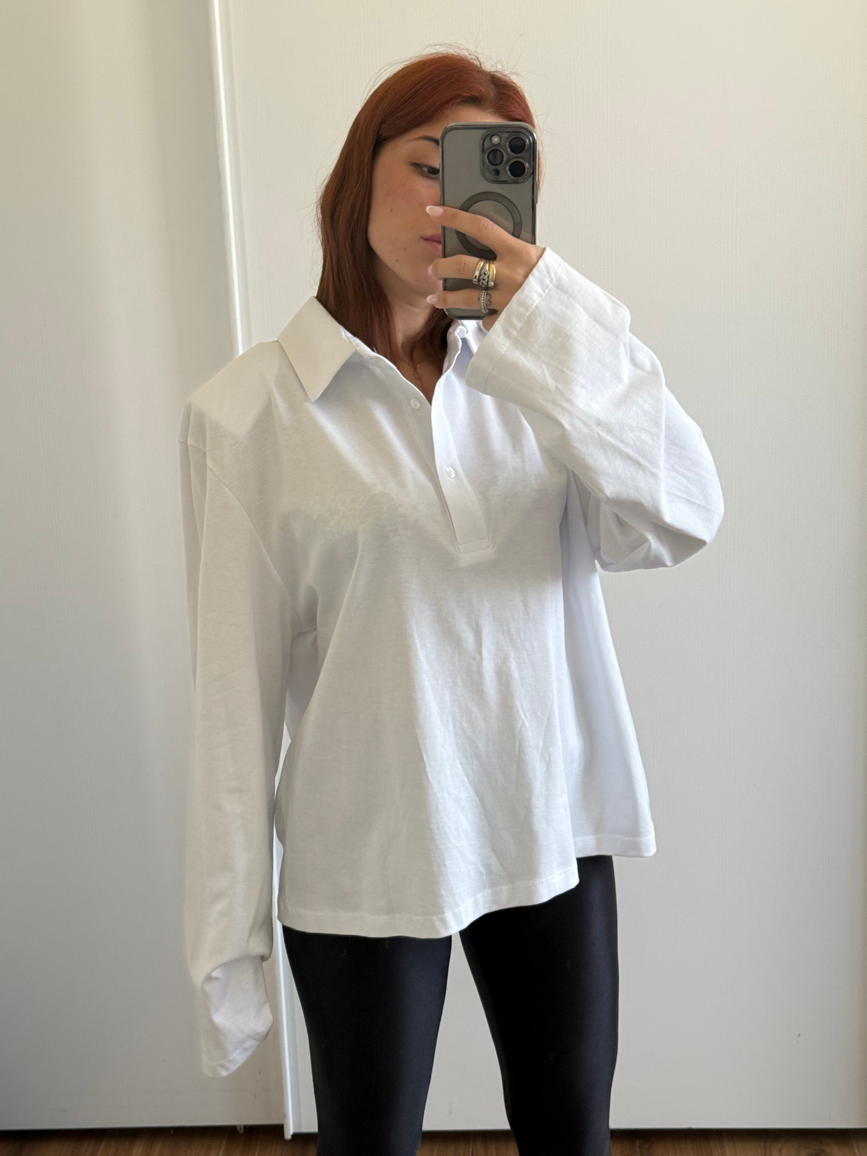 T-shirt Polo con spalline