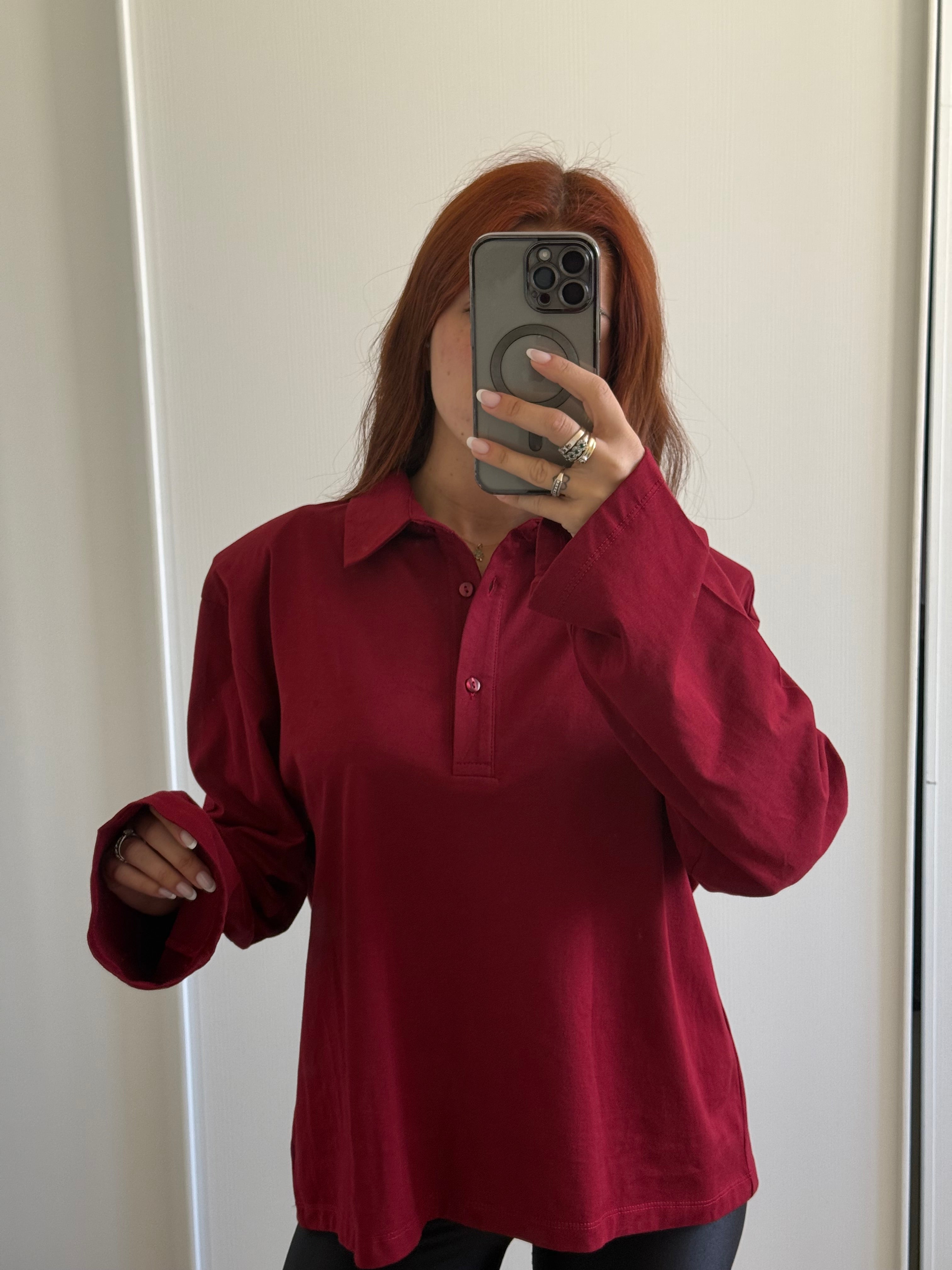 T-shirt Polo con spalline