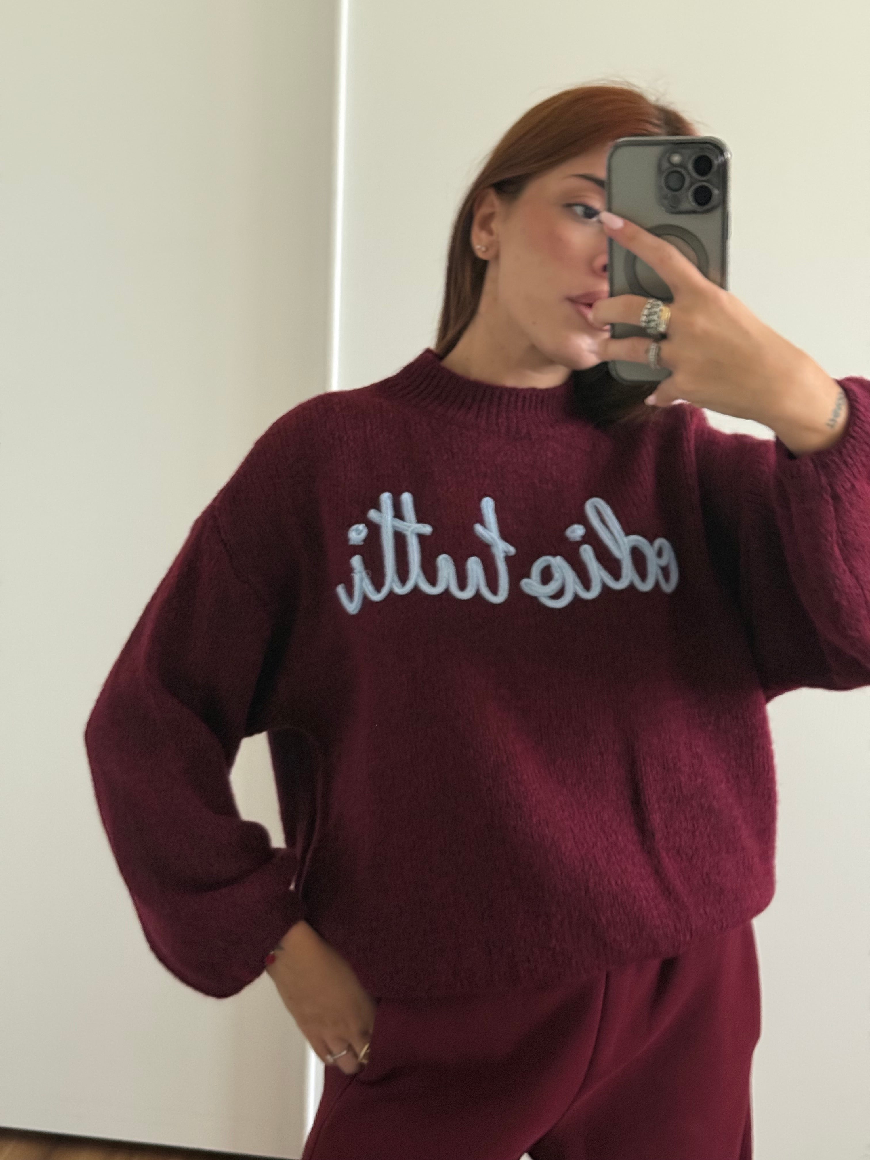 Maglione odio tutti